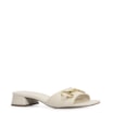 Sandália Couro Off White - imagem 1