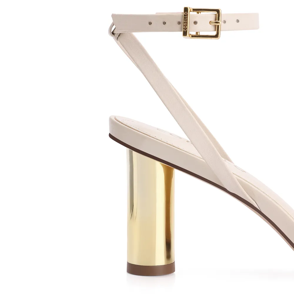 Sandália Couro Off White - imagem 8