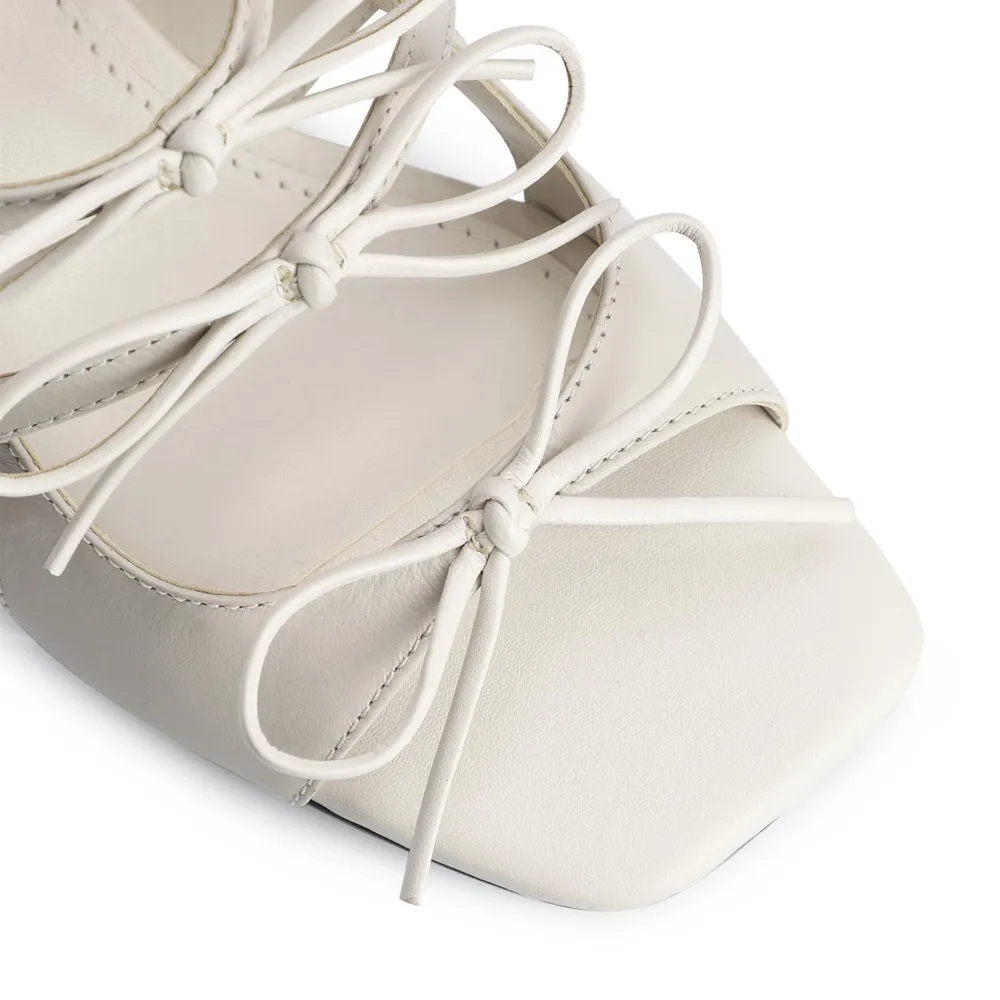 Sandália Couro Off White - imagem 7