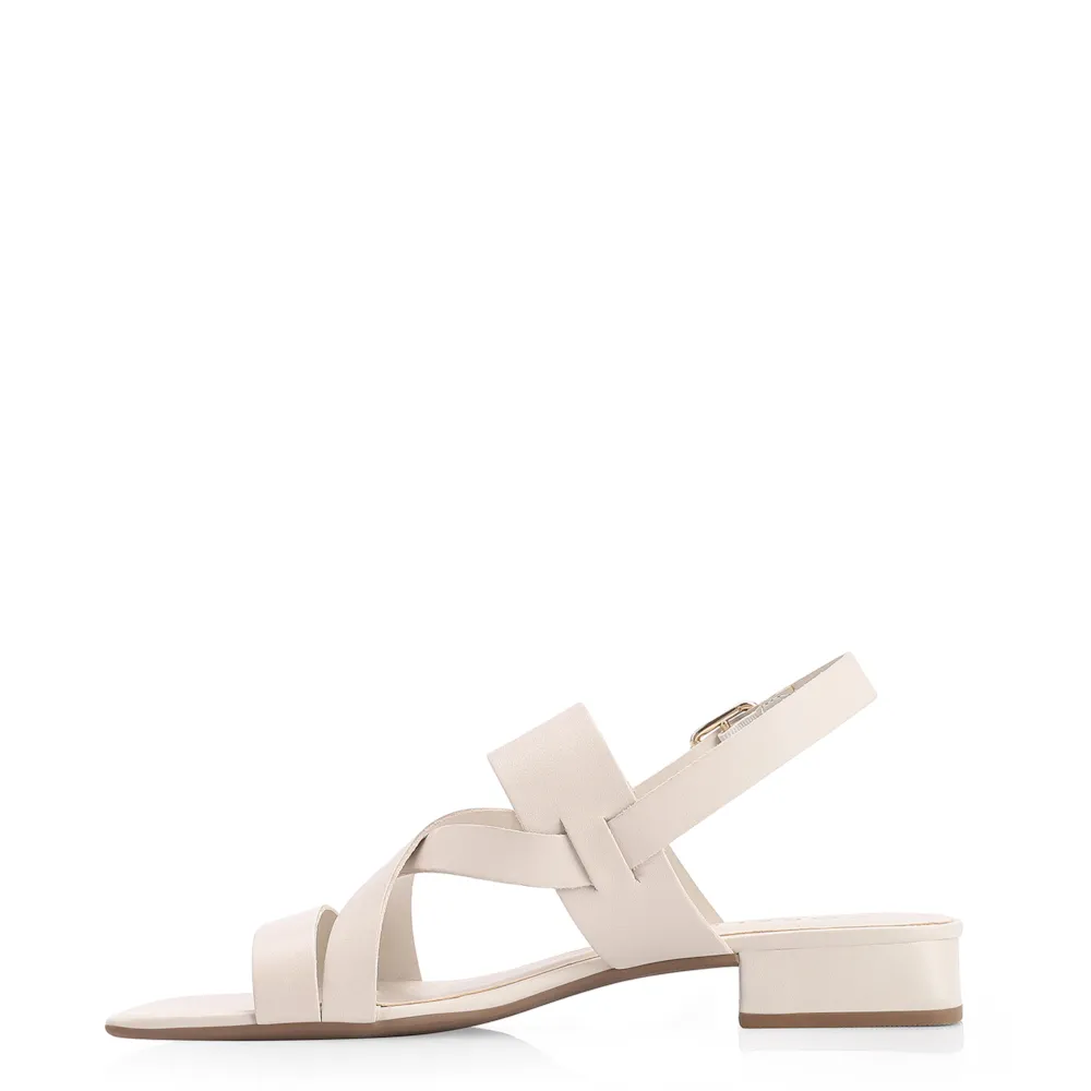 Sandália Couro Off White - imagem 4