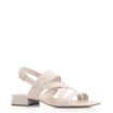 Sandália Couro Off White - imagem 1