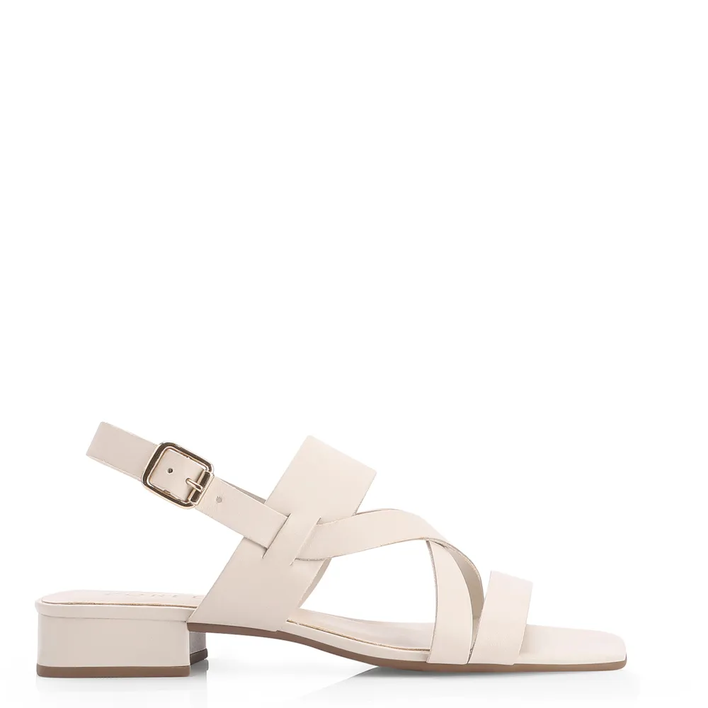 Sandália Couro Off White - imagem 2