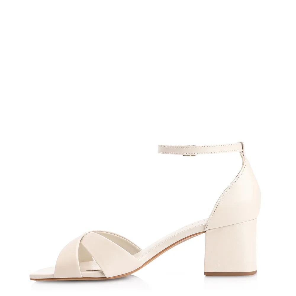 Sandália Couro Off White - imagem 4