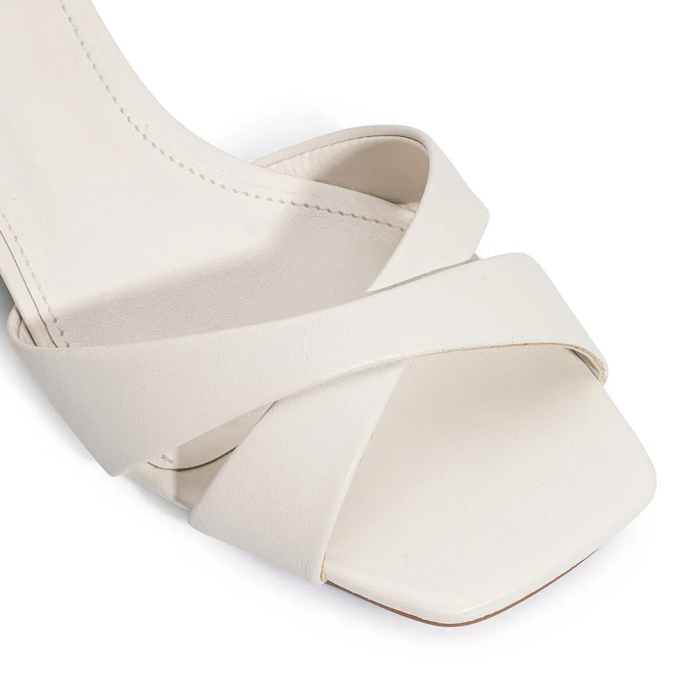 Sandália Couro Off White - imagem 6