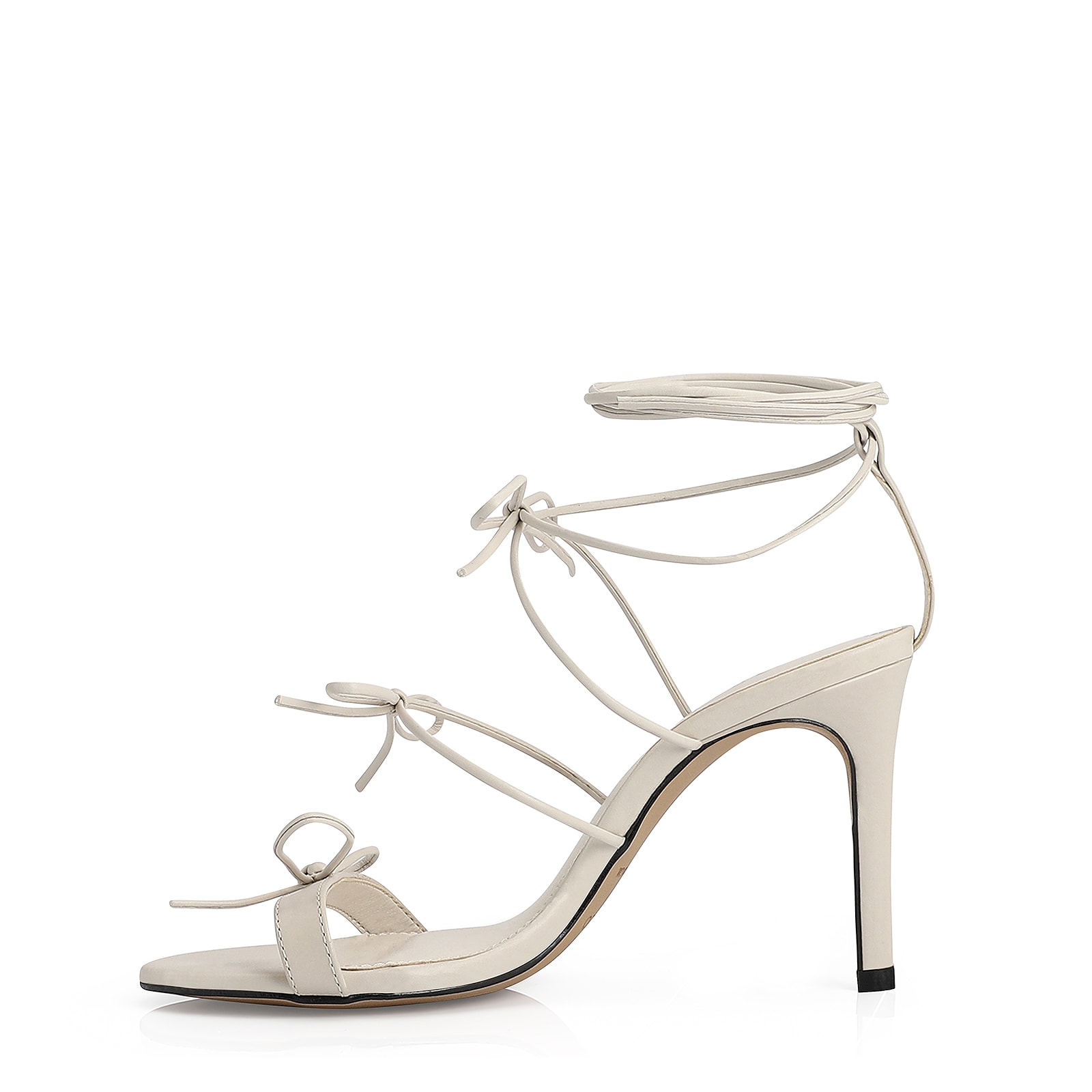 Sandália Couro Off White