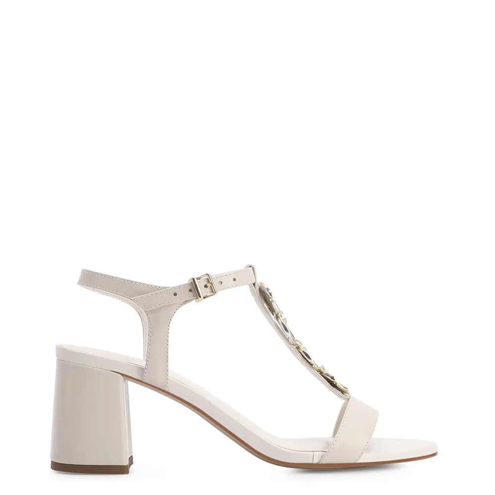 Sandália Couro Off White - imagem 3