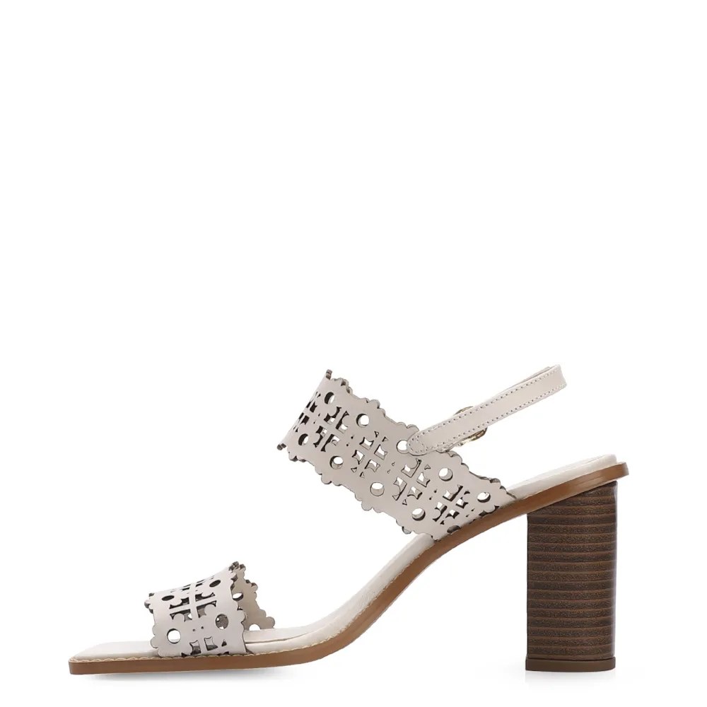 Sandália Couro Off White - imagem 4