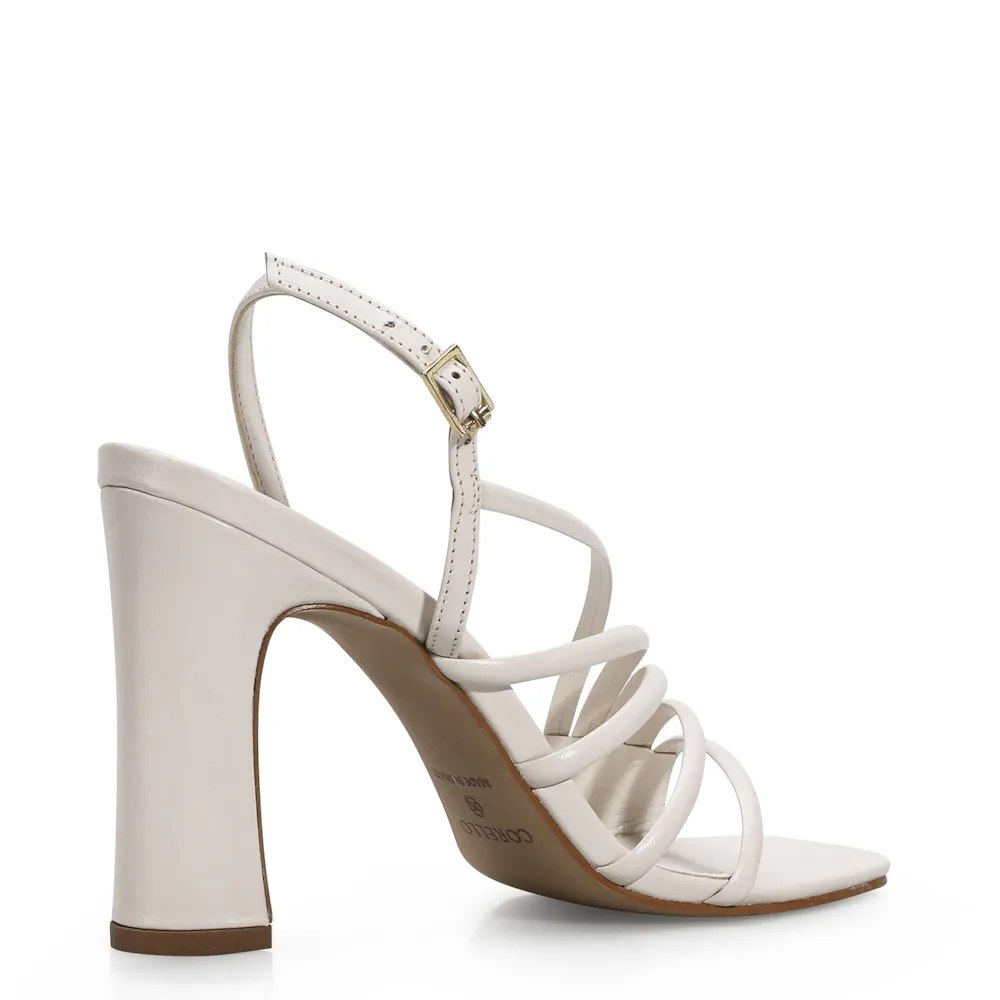 Sandália Couro Off White - imagem 3