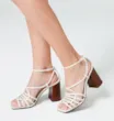 Sandália Couro Off White - imagem 2