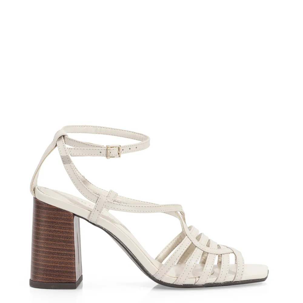Sandália Couro Off White - imagem 3