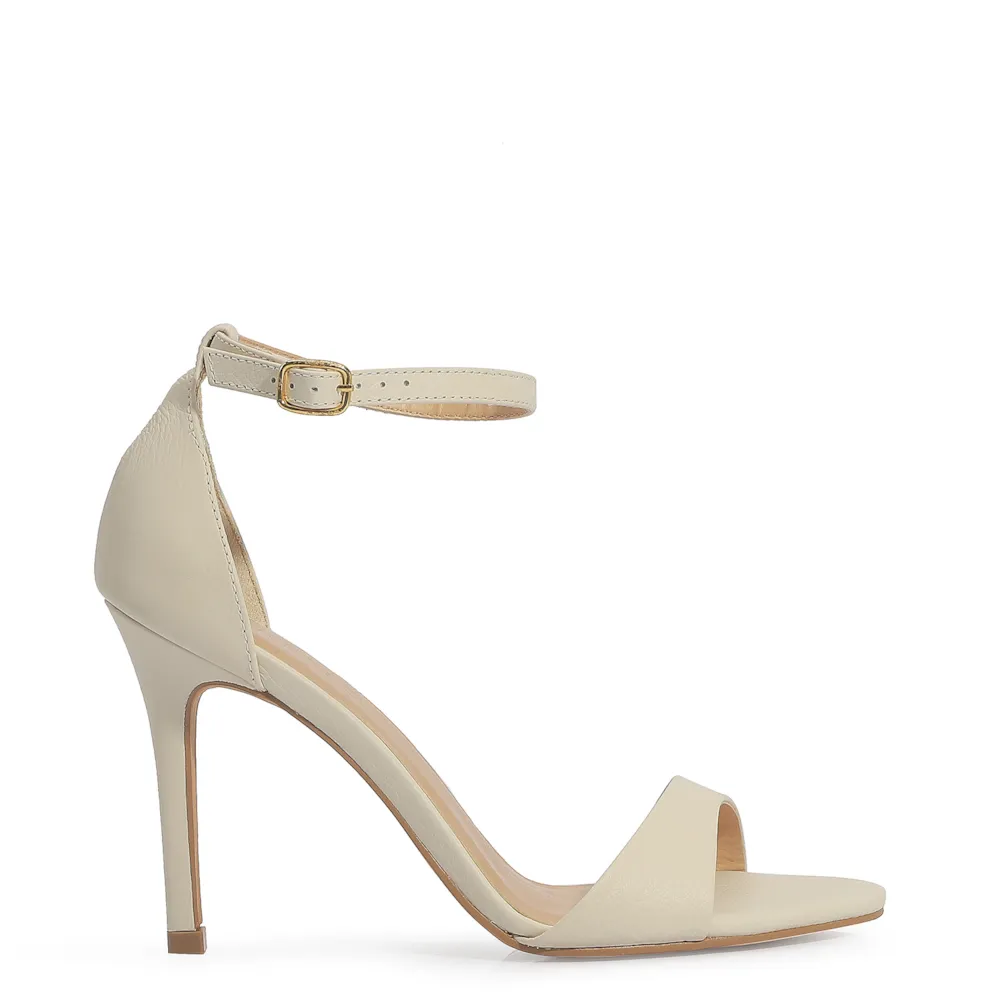 Sandália Couro Off White - imagem 2