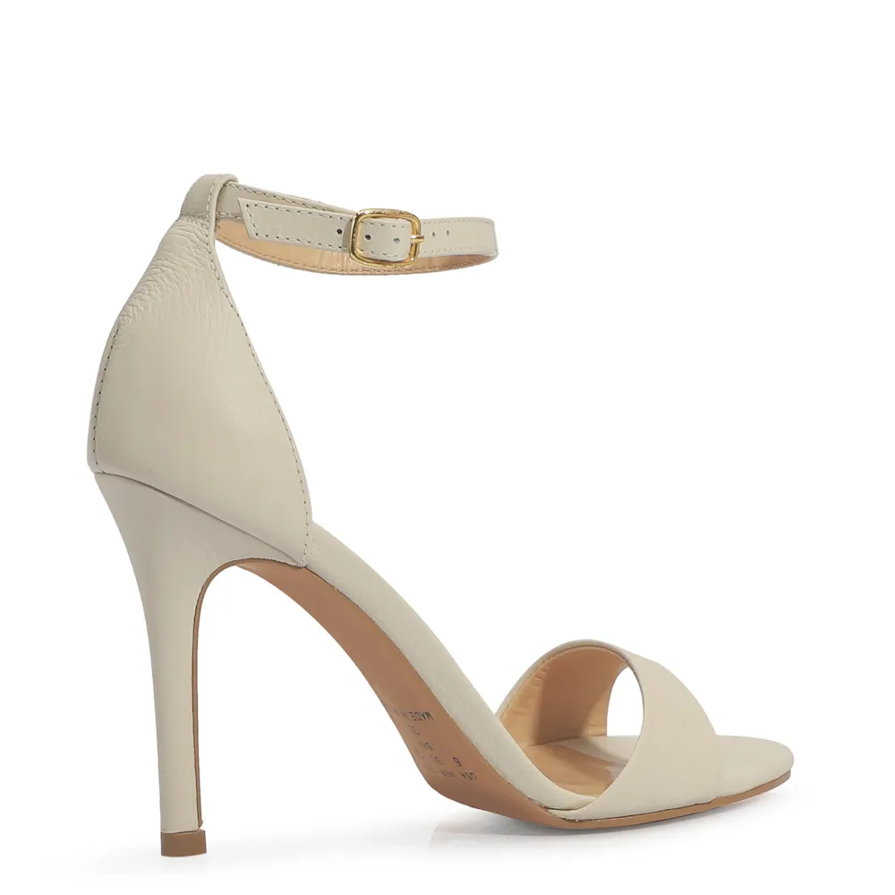 Sandália Couro Off White - imagem 3