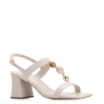 Sandália Couro Off White - imagem 1