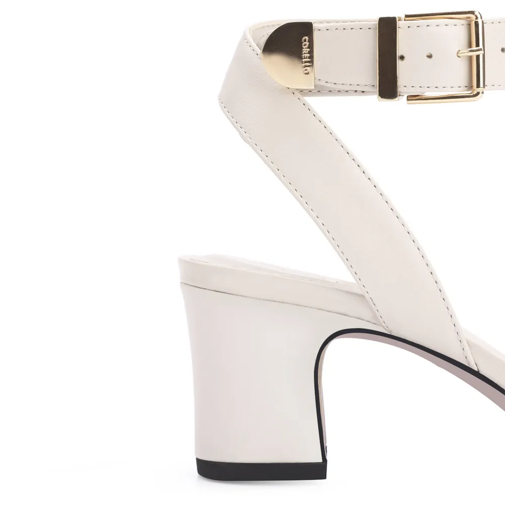 Sandália Couro Off White - imagem 7