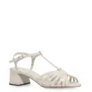 Sandália Couro Off White - imagem 1