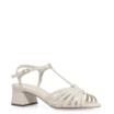 Sandália Couro Off White - imagem 1