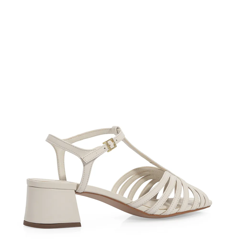 Sandália Couro Off White - imagem 4