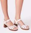 Sandália Couro Off White - imagem 2