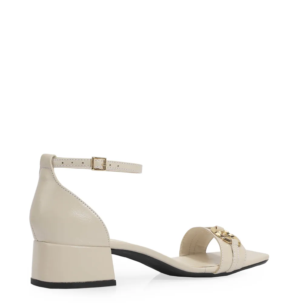Sandália Couro Off White - imagem 3