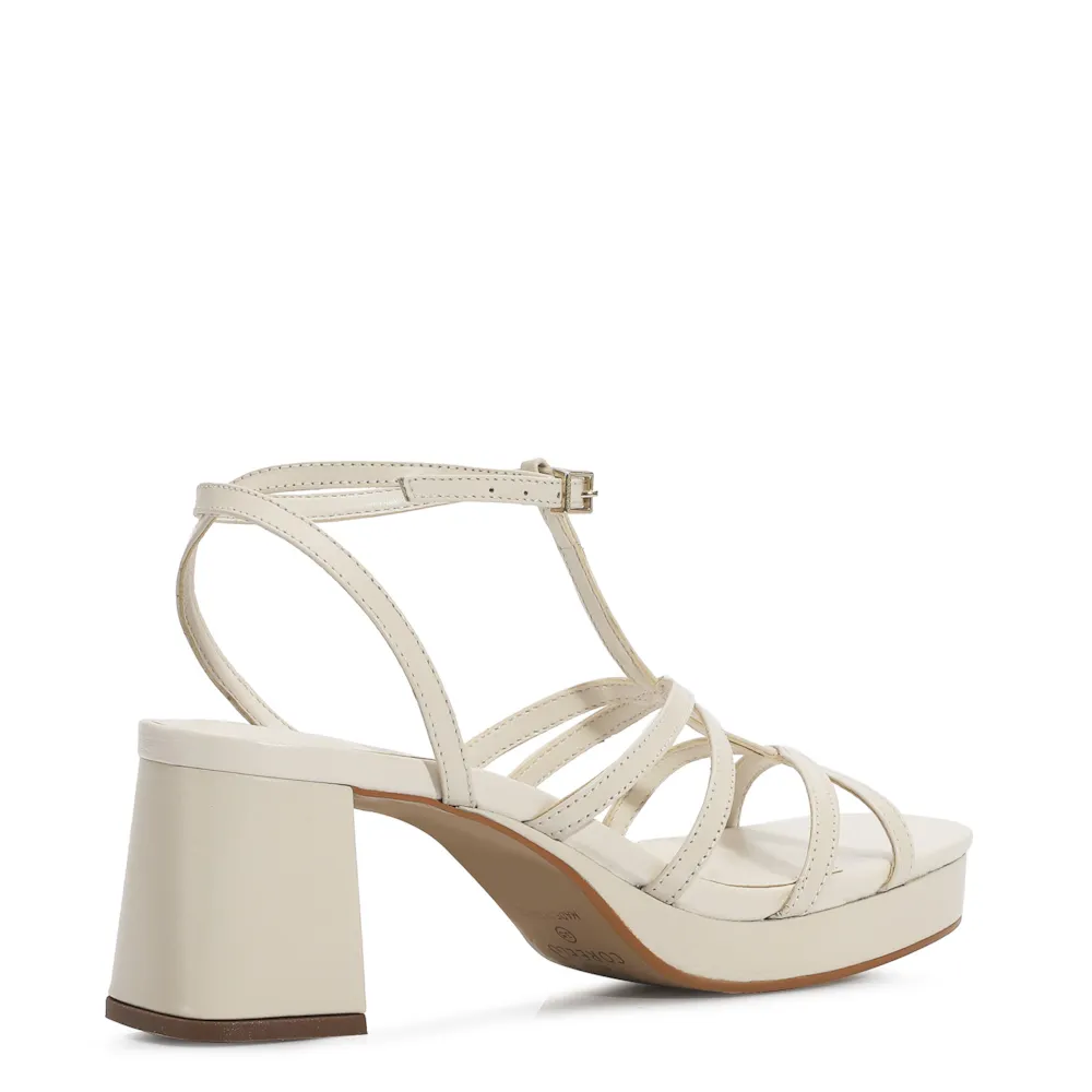 Sandália Couro Off White - imagem 4
