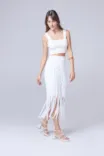 Sandália Couro Off White - imagem 9