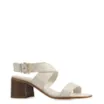 Sandália Couro Off White - imagem 1