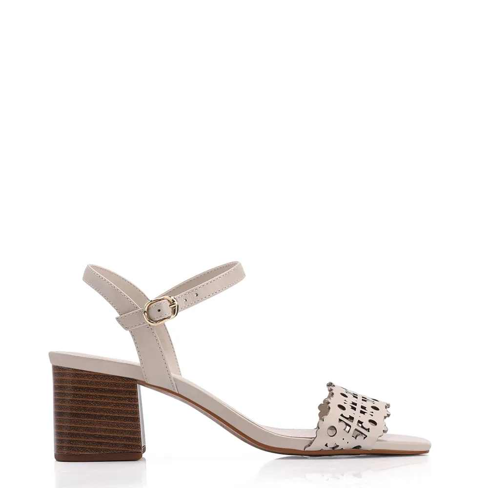 Sandália Couro Off White - imagem 2