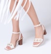 Sandália Couro Off White - imagem 2