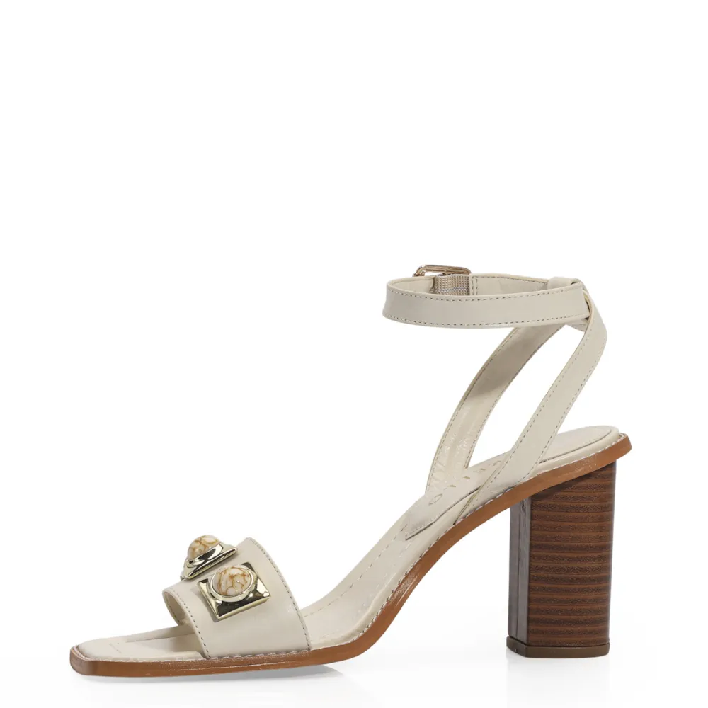 Sandália Couro Off White - imagem 5