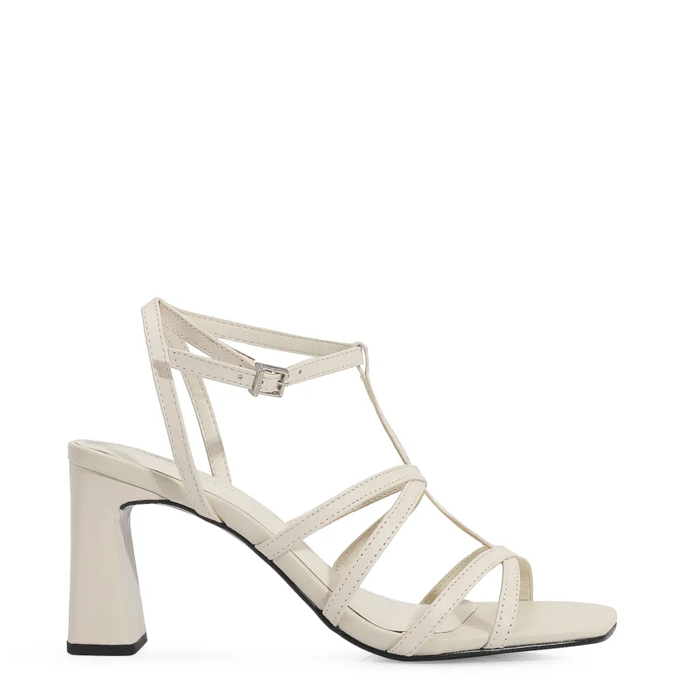 Sandália Couro Off White - imagem 2