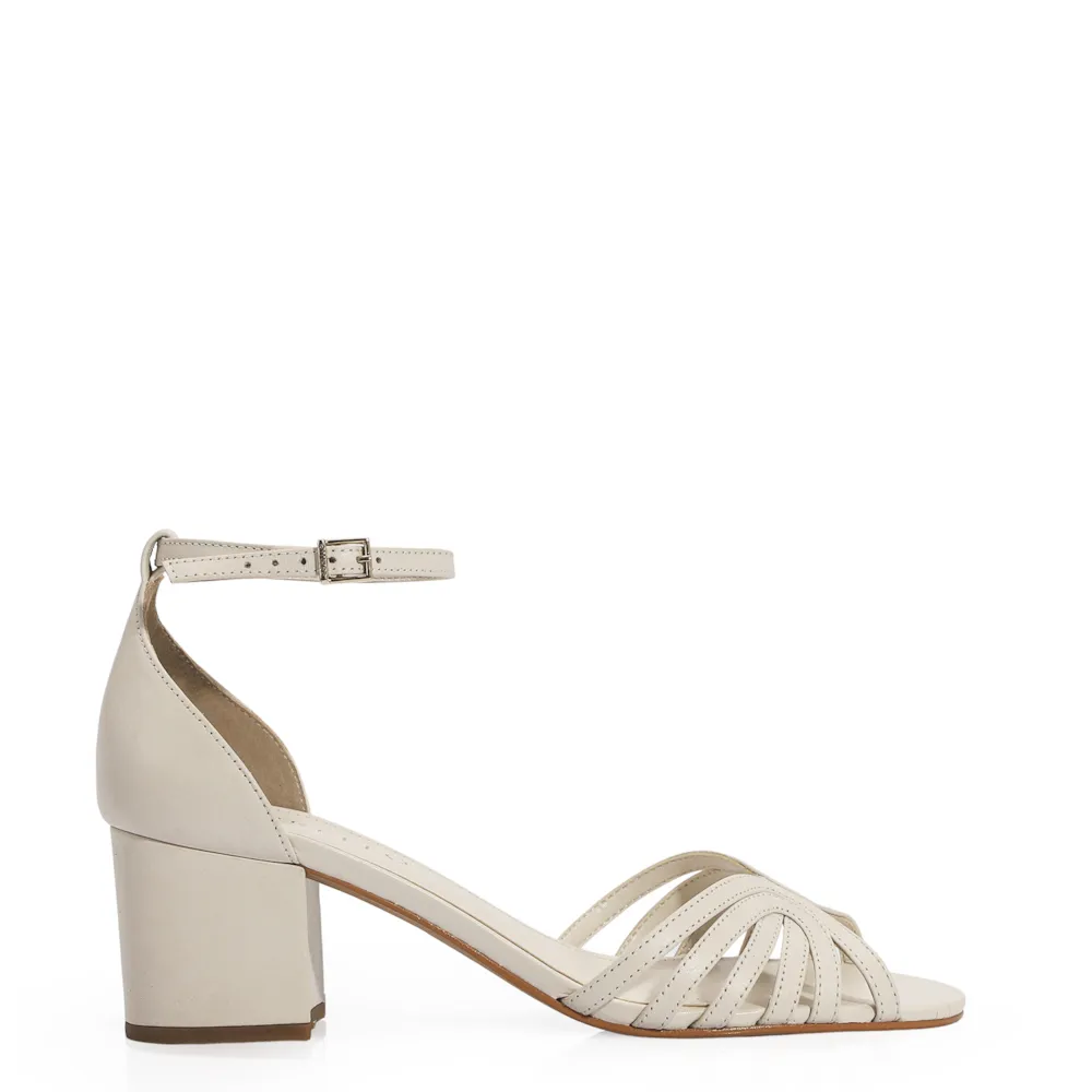 Sandália Couro Off White - imagem 2