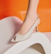 Sandália Couro Off White - imagem 2
