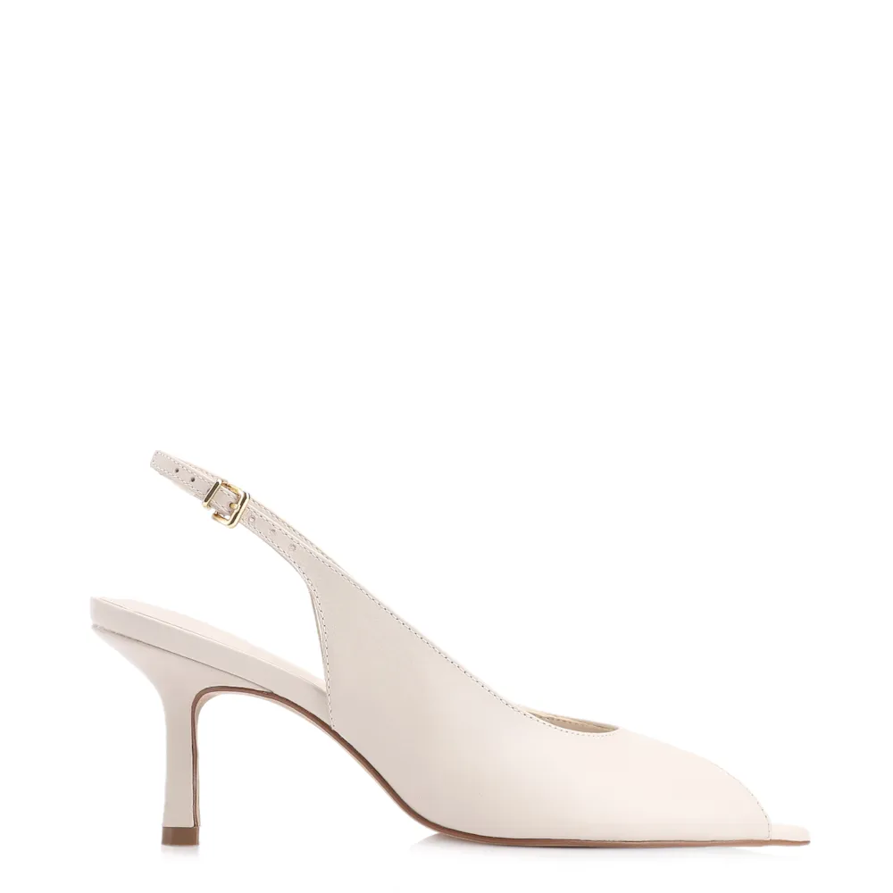 Sandália Couro Off White - imagem 3