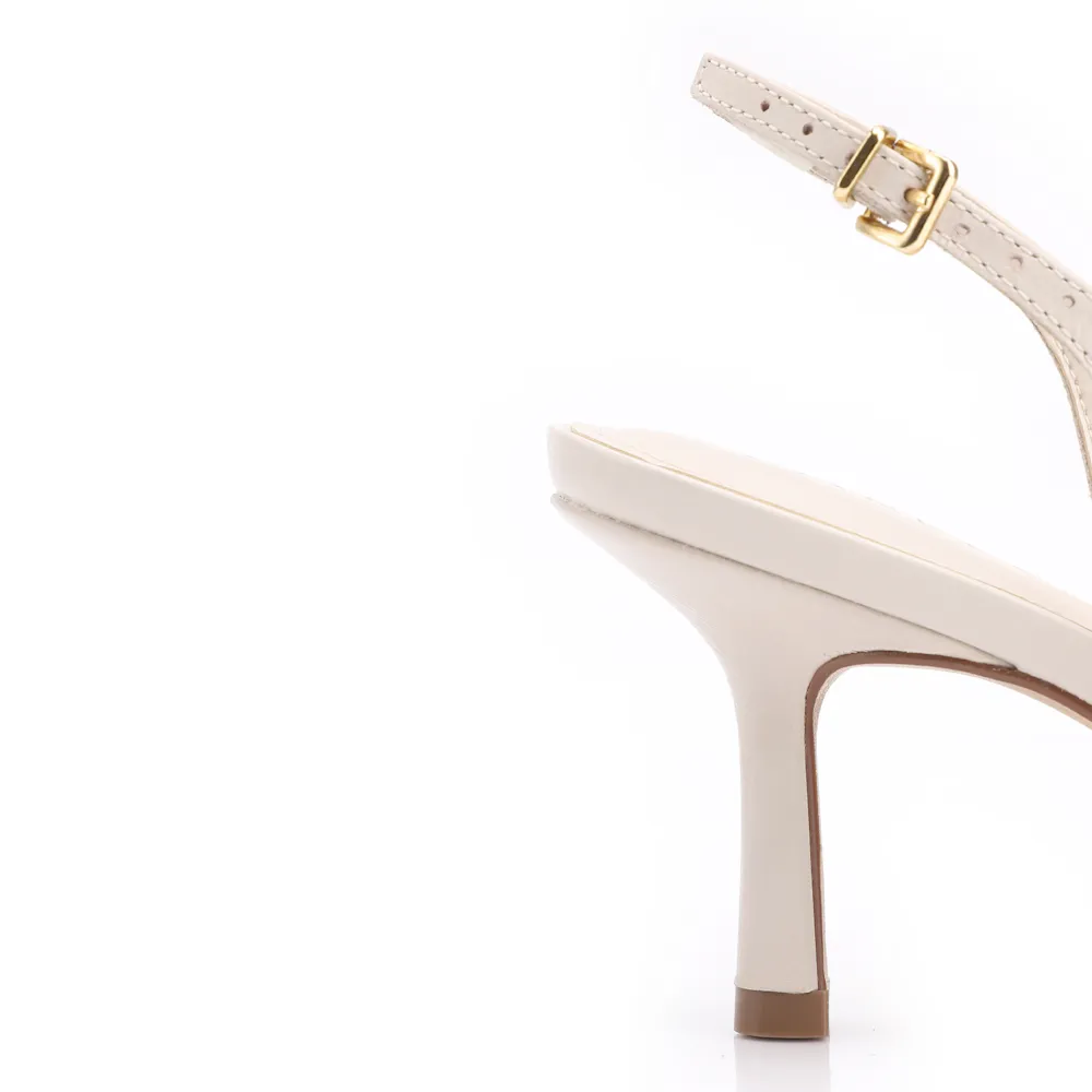 Sandália Couro Off White - imagem 8
