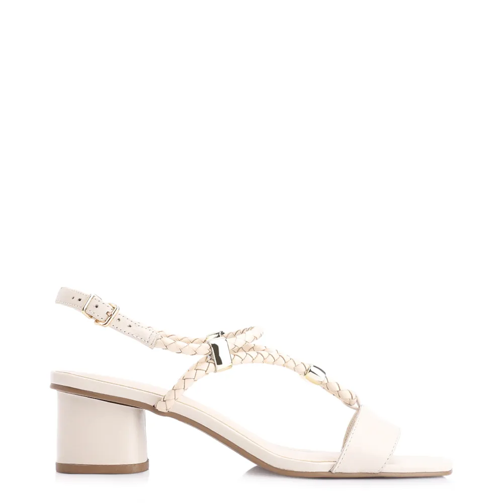 Sandália Couro Off White - imagem 2