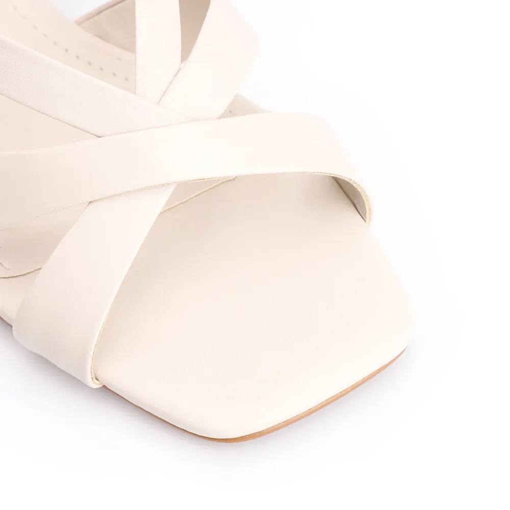 Sandália Couro Off White - imagem 6