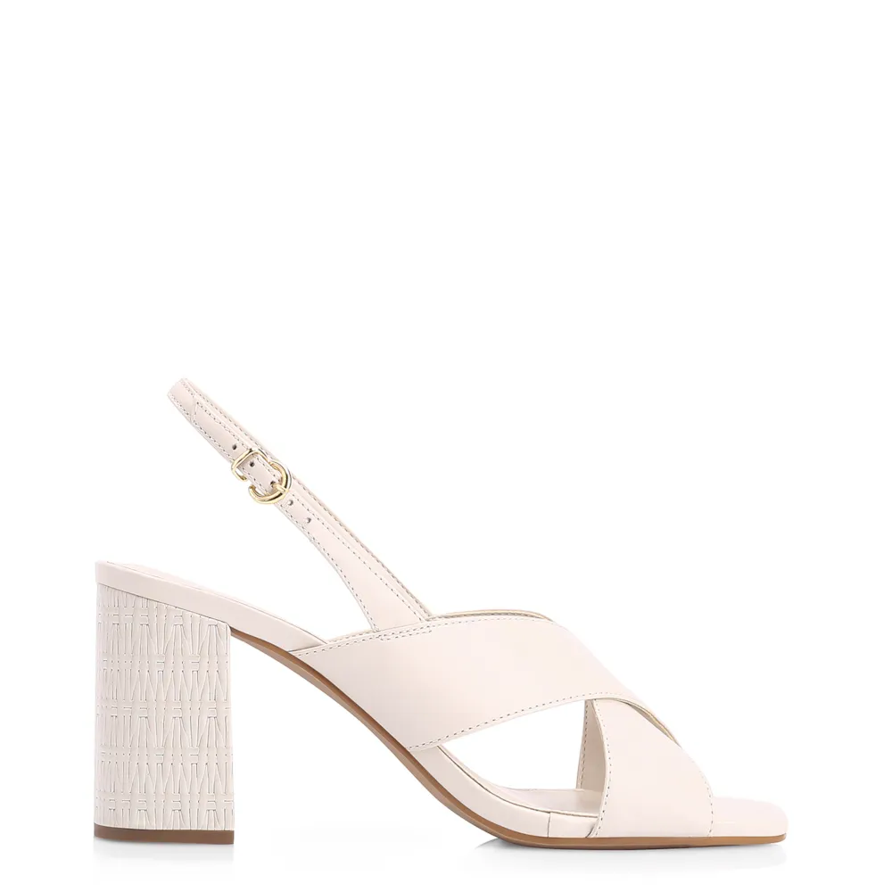 Sandália Couro Off White - imagem 3