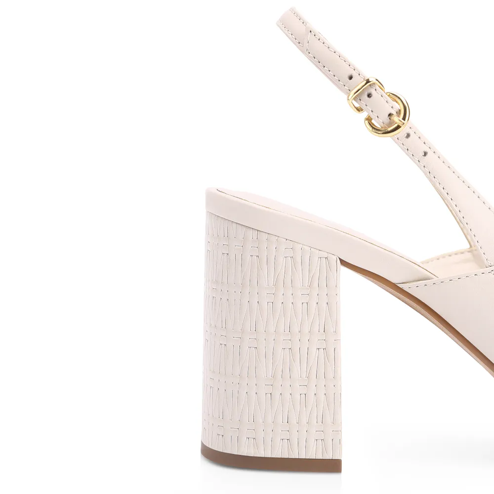 Sandália Couro Off White - imagem 8