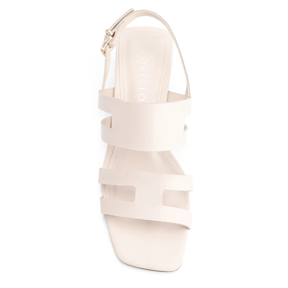 Sandália Couro Off White - imagem 5