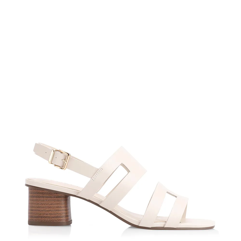 Sandália Couro Off White - imagem 2