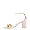 Sandália Couro Off White/Alt Dourado - imagem 4
