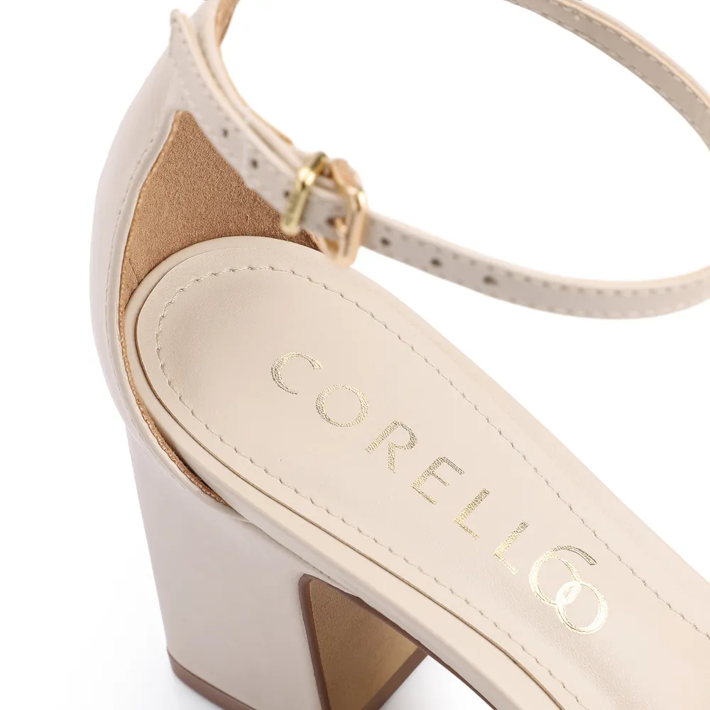 Sandália Couro Off White/Alt Dourado - imagem 7