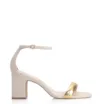 Sandália Couro Off White/Alt Dourado - imagem 2