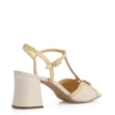 Sandália Couro Off White/Amarelo - imagem 4