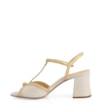 Sandália Couro Off White/Amarelo - imagem 5