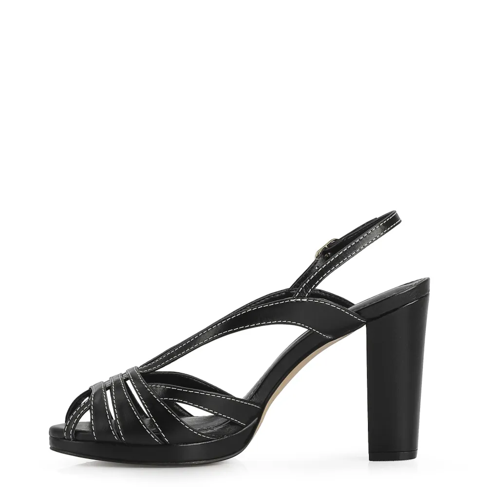 Sandália Couro Preto - imagem 4