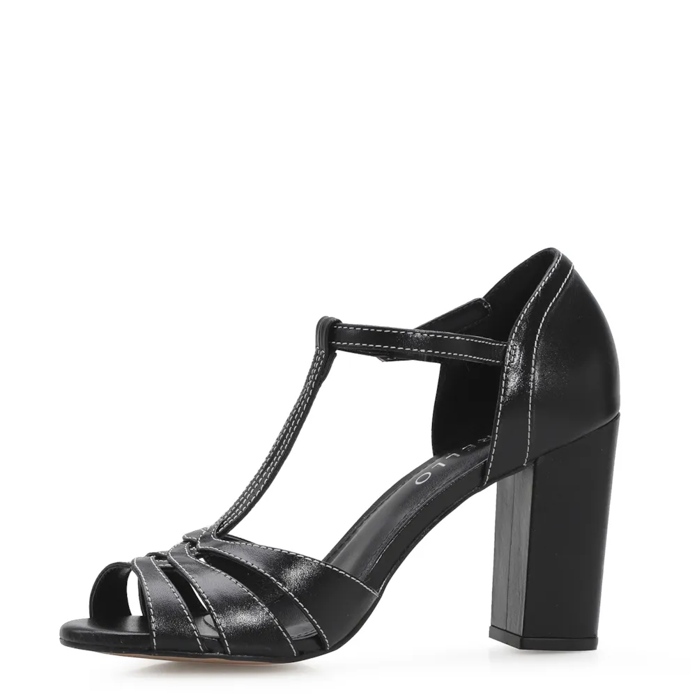 Sandália Couro Preto - imagem 5