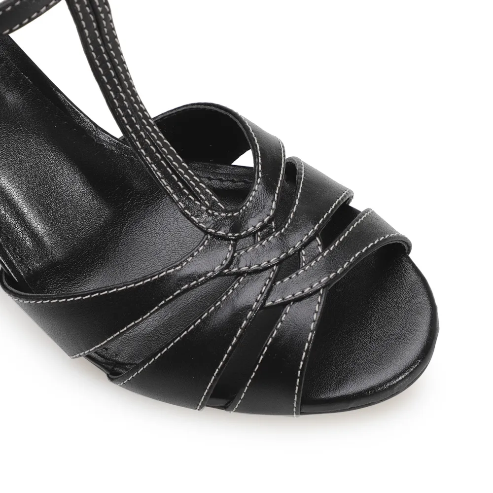 Sandália Couro Preto - imagem 7