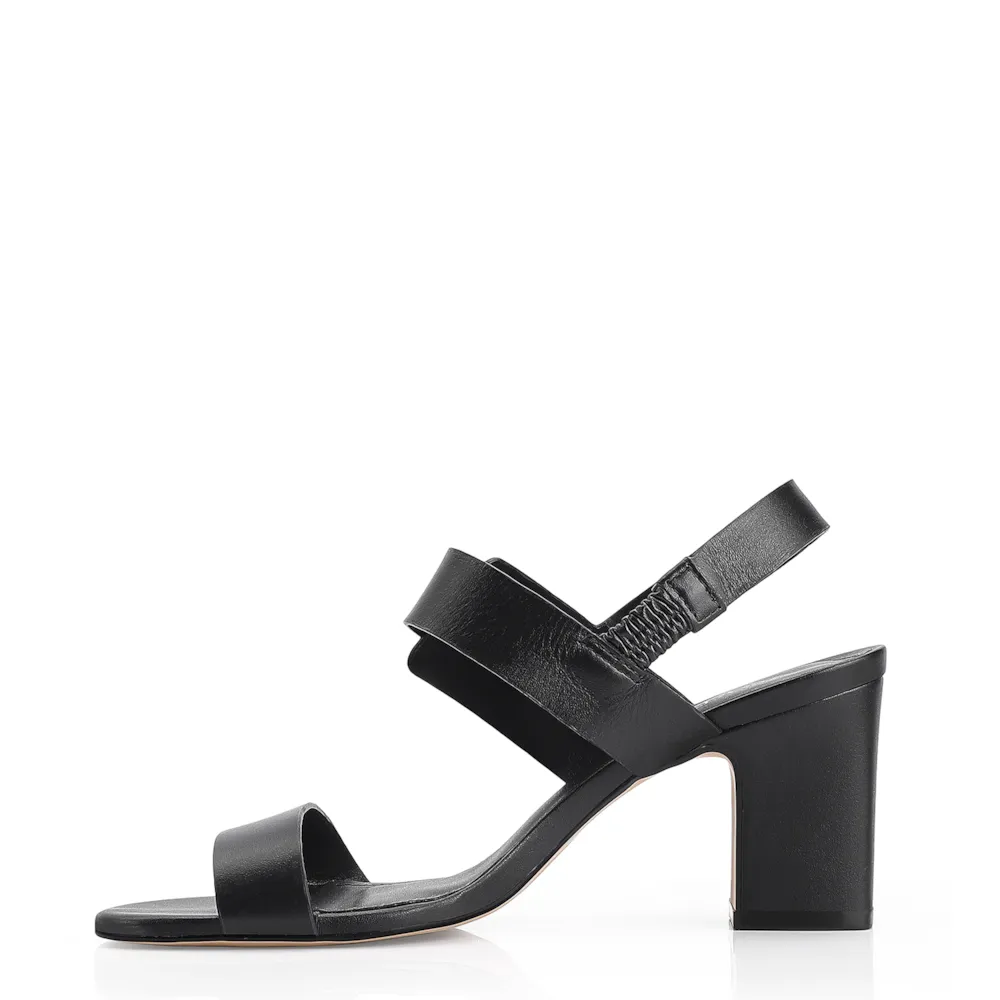 Sandália Couro Preto - imagem 4