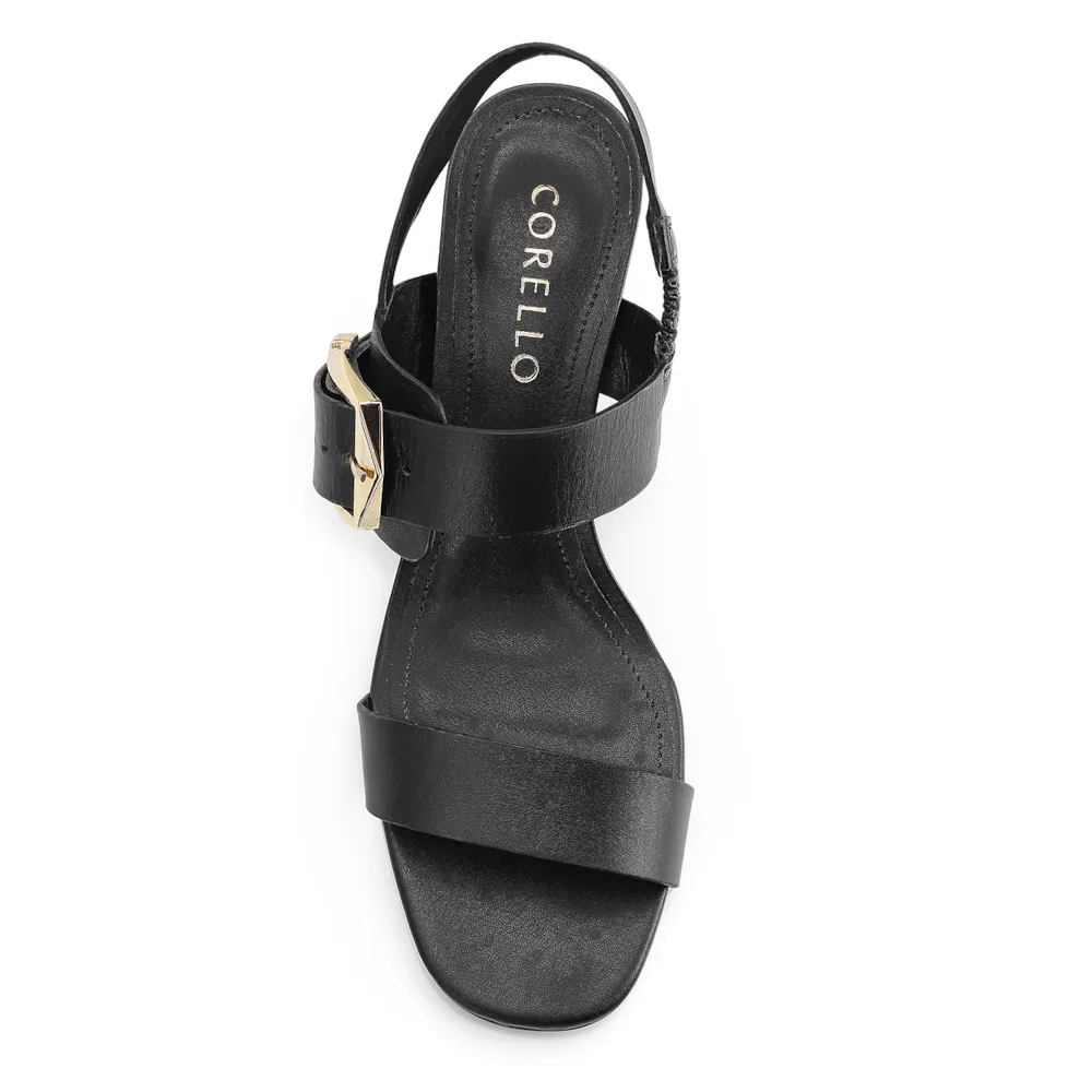 Sandália Couro Preto - imagem 5